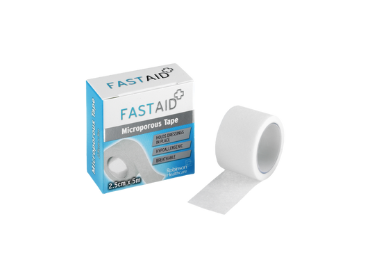 2,5cm x 10m Fast Aid Microporous Tape