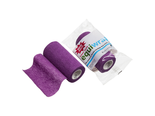 10cm X 4,5m Equiwrap Cohesive Bandage Purple