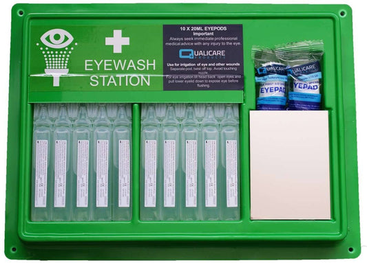 Qualicare - Eyepod Station 10 x 20ml - QE0731 UKMEDI.CO.UK UK Medical Supplies