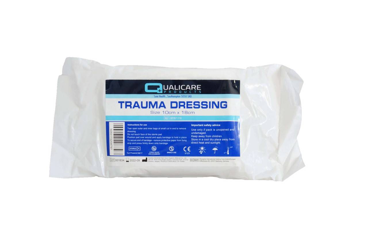 Trauma dressing 10x18 - Qualicare