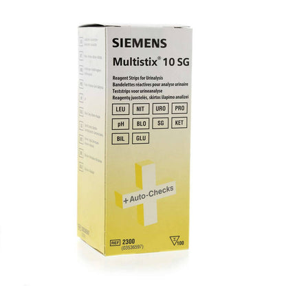 Multistix 10 SG hvarfefnisræmur (pakkning með 100)