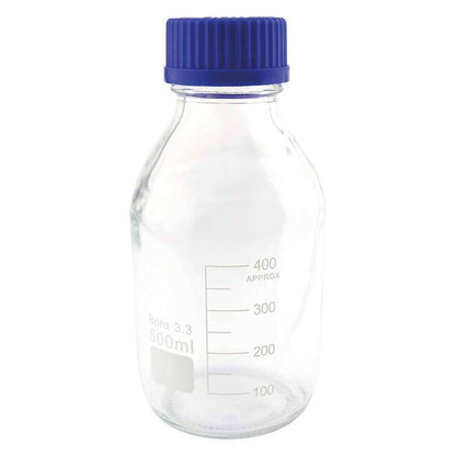 500ml hvarfefnisflaska úr bórsílíkatgleri