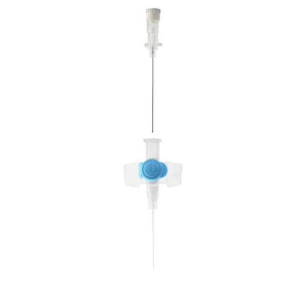 22G Blue1 tommu Terumo Versatus vængjað og portuð IV Cannula