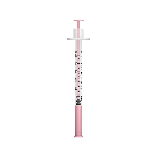 0.3ml 0.3 tommur 32g Rósableik Unisharp sprauta og nál u100