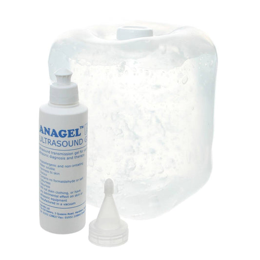 Anagel Ultrasound Gel 5 Litre with 250ml Refill Bottle