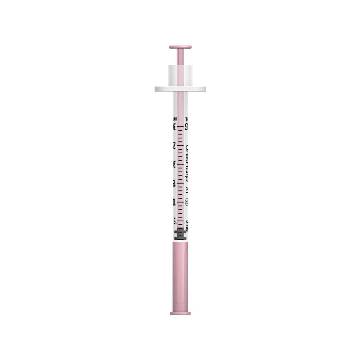 Sprauta 0,3ml 8mm 31g Unisharp sprauta og nál u100 – UKMEDI