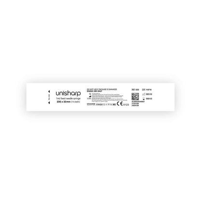 1ml 23G 32mm 1.25 inch Unisharp Syringe and Needle u100 - UKMEDI