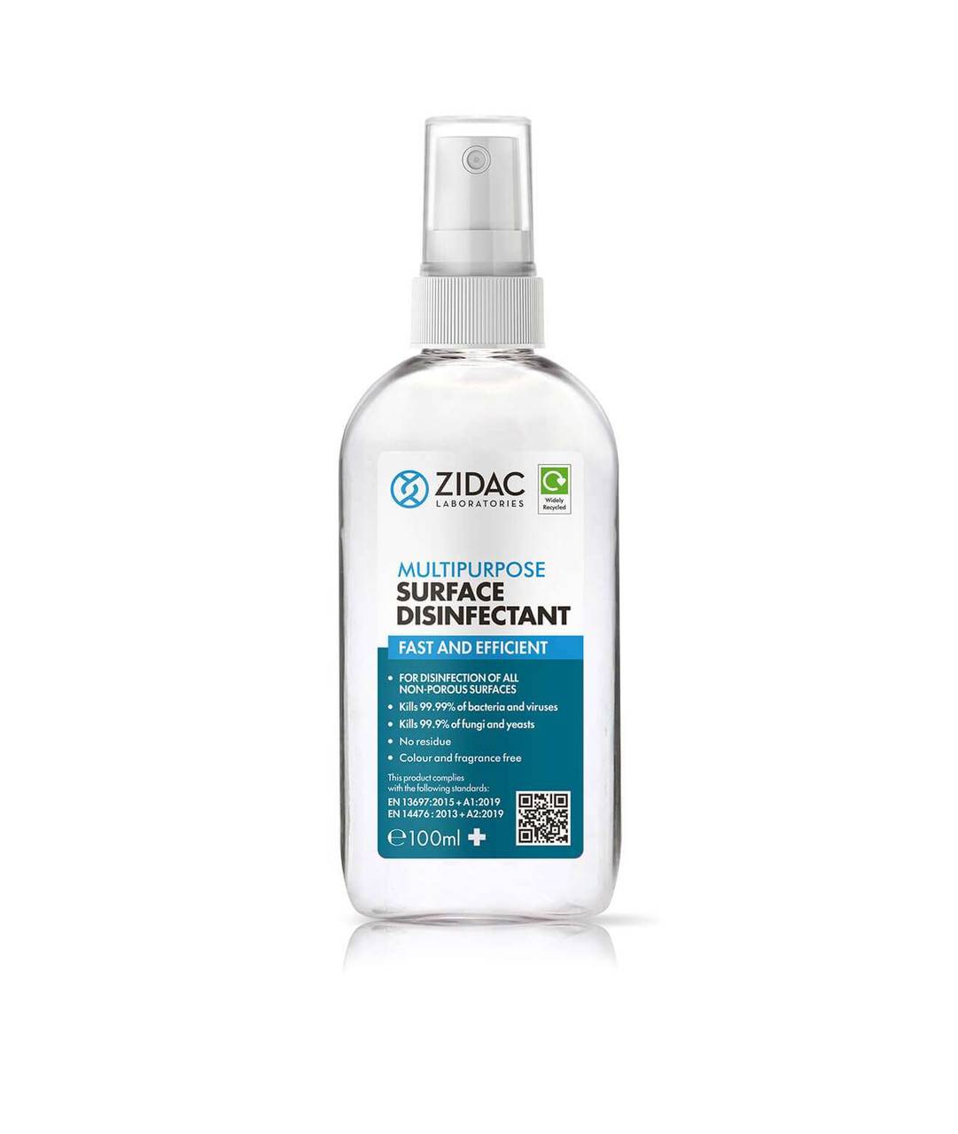 Zidac Multipurpose Surface Sótthreinsandi Sprey - 100ml